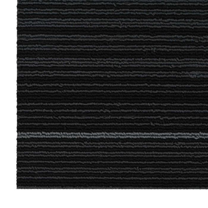 Placă de carpetă Striped Gri Închis 50 x 50 cm 4 pcs - WALTI WALTI