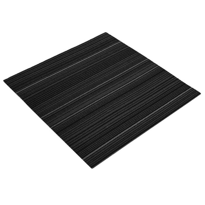 Placă de carpetă Striped Gri Închis 50 x 50 cm 20 pcs - WALTI WALTI