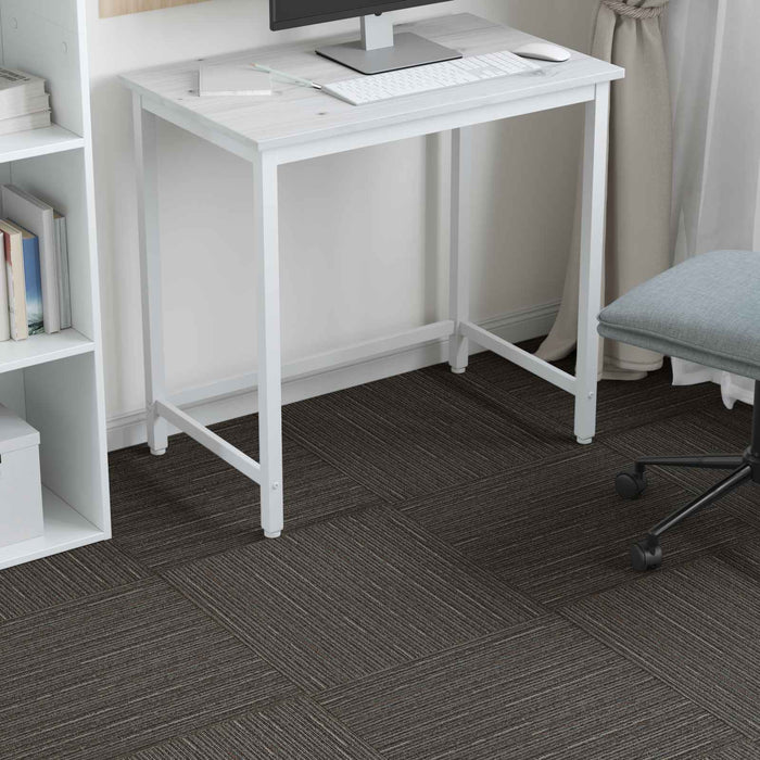 Placă de carpetă Pătrat Maro Închis 50 x 50 cm 4 pcs - WALTI WALTI