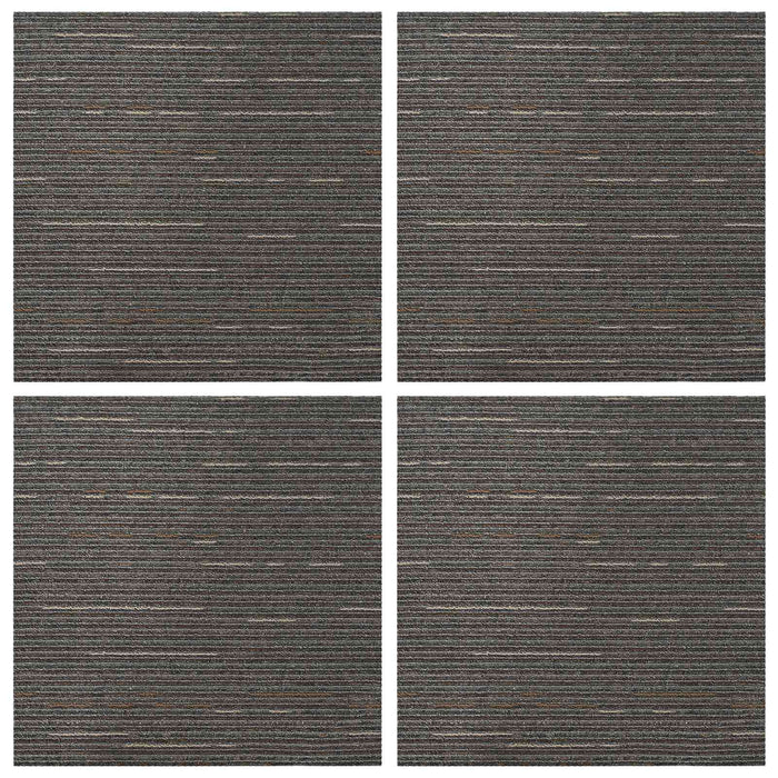 Placă de carpetă Pătrat Maro Închis 50 x 50 cm 4 pcs - WALTI WALTI