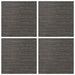 Placă de carpetă Pătrat Maro Închis 50 x 50 cm 4 pcs - WALTI WALTI