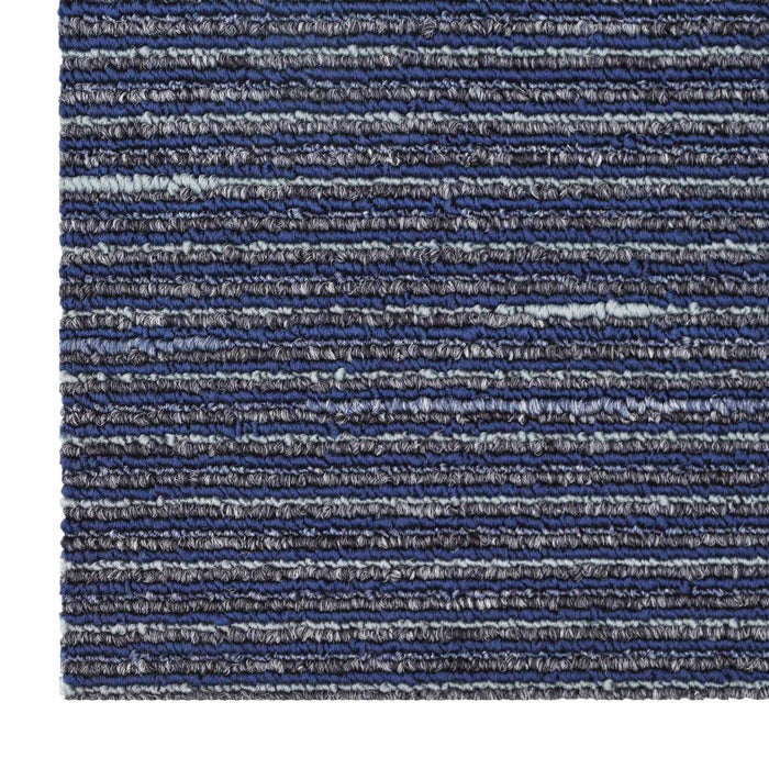 Placă de carpetă Striped Blue 50 x 50 cm 4 pcs PP și bitum - WALTI WALTI