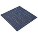 Placă de carpetă Striped Blue 50 x 50 cm 4 pcs PP și bitum - WALTI WALTI