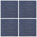 Placă de carpetă Striped Blue 50 x 50 cm 4 pcs PP și bitum - WALTI WALTI