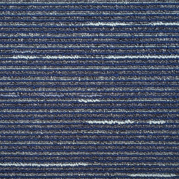 Placă de carpetă Striped Blue 50 x 50 cm 20 pcs PP și bitum - WALTI WALTI