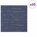 Placă de carpetă Striped Blue 50 x 50 cm 20 pcs PP și bitum - WALTI WALTI