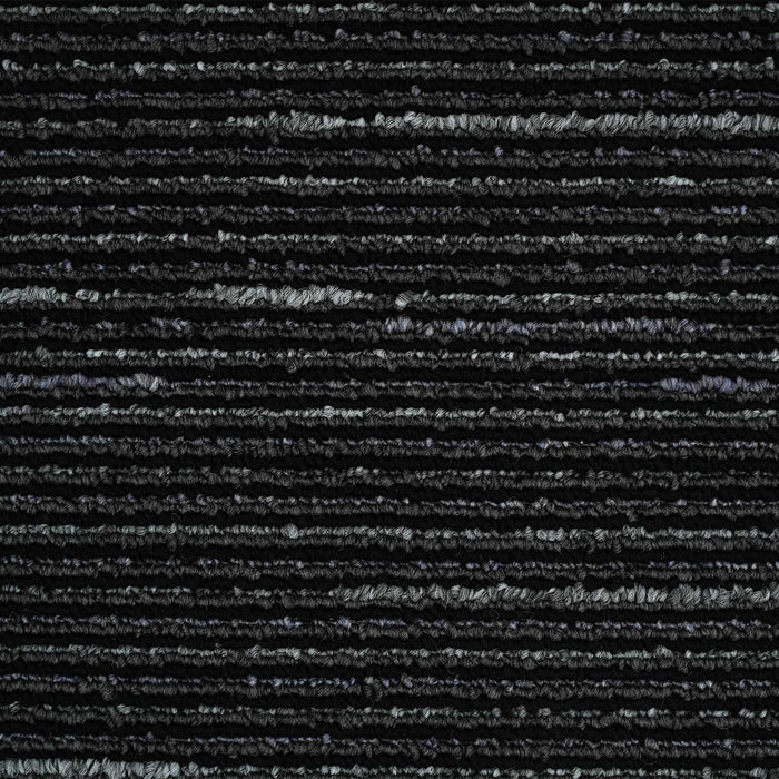 Placă de carpetă Dungi Negre 50 x 50 cm 4 pcs PP și bitum - WALTI WALTI
