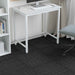 Placă de carpetă Dungi Negre 50 x 50 cm 36 pcs PP și bitum - WALTI WALTI