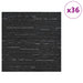 Placă de carpetă Dungi Negre 50 x 50 cm 36 pcs PP și bitum - WALTI WALTI