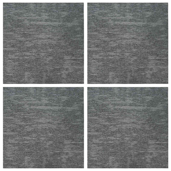 Placă de carpetă Gri Stâncă 50 x 50 cm 4 pcs PP și bitum - WALTI WALTI