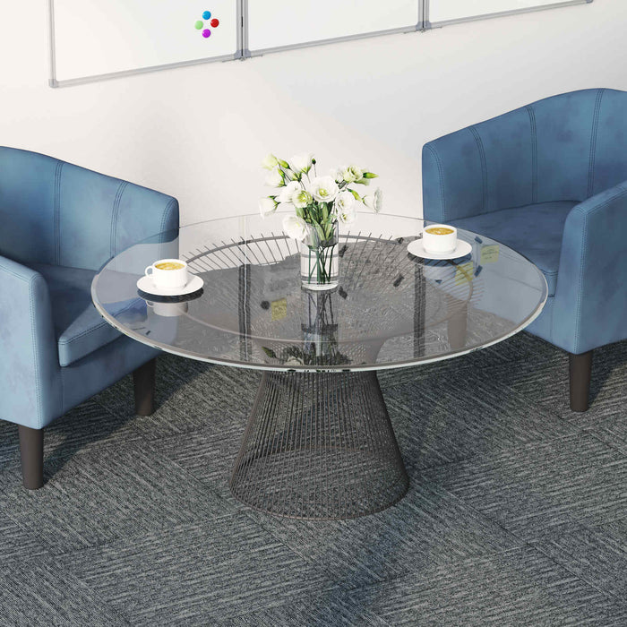 Placă de carpetă Gri Stâncă 50 x 50 cm 36 pcs PP și bitum - WALTI WALTI