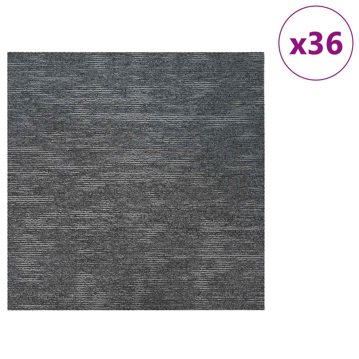 Placă de carpetă Gri Cer 50 x 50 cm 36 pcs PP și bitum - WALTI WALTI