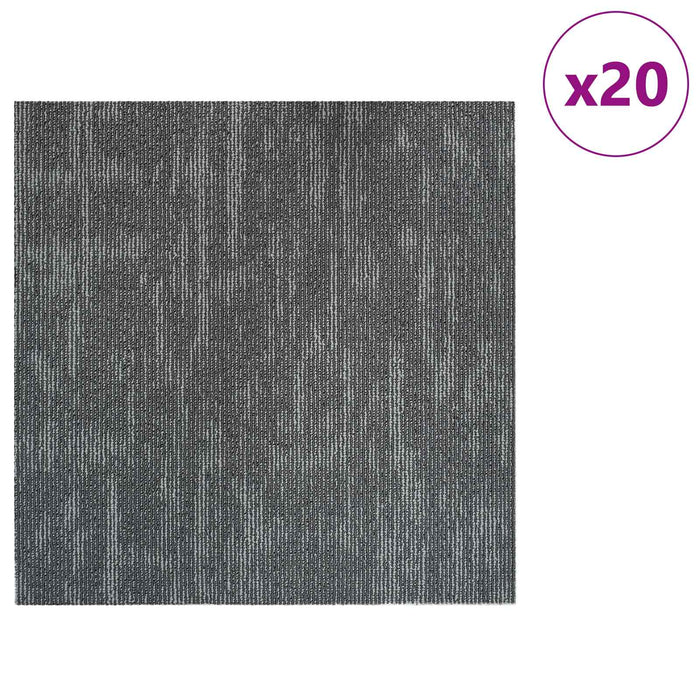 Placă de carpetă Gri Beton 50 x 50 cm 20 pcs PP și bitum - WALTI WALTI