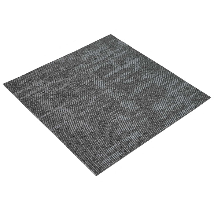 Placă de carpetă Gri cărbune 50 x 50 cm 20 pcs PP și bitum - WALTI WALTI