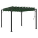 Gazebo cu acoperiș mobil Verde 3 x 3 x 2,14 m - WALTI WALTI