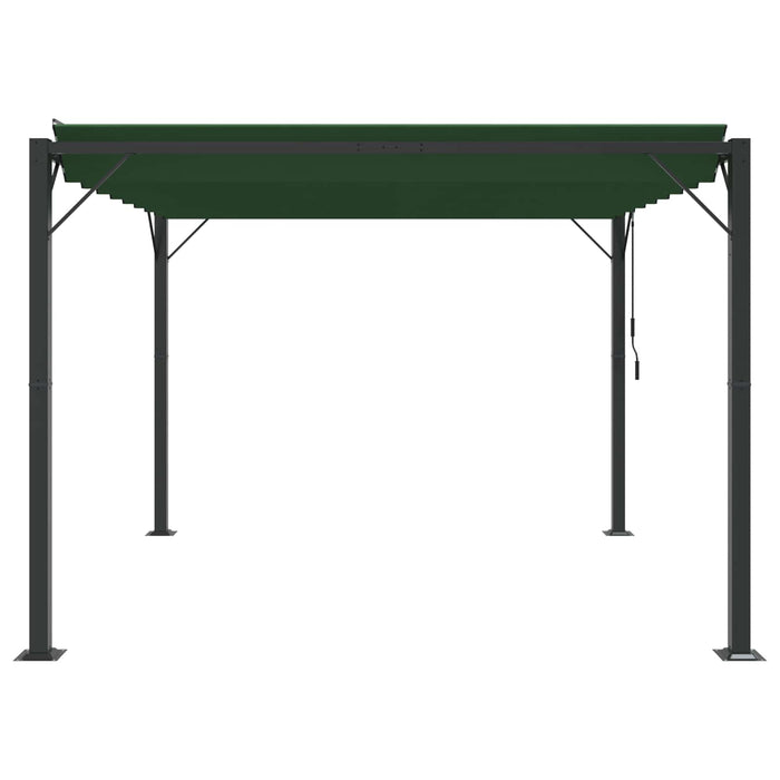 Gazebo cu acoperiș mobil Verde 3 x 3 x 2,14 m - WALTI WALTI
