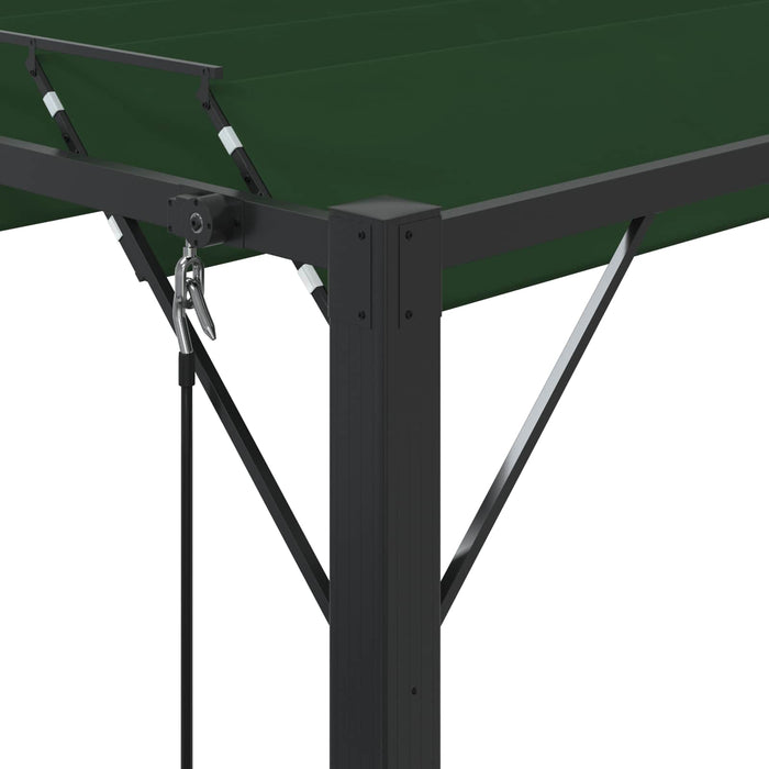 Gazebo cu acoperiș mobil Verde 3 x 4 x 2,14 m - WALTI WALTI
