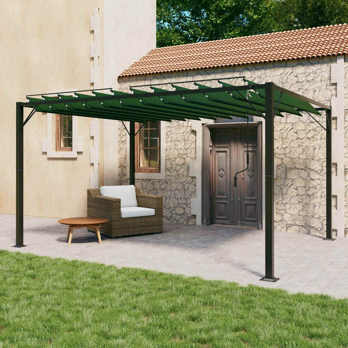 Gazebo cu acoperiș mobil Verde 3 x 4 x 2,14 m - WALTI WALTI