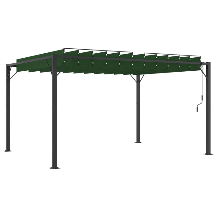 Gazebo cu acoperiș mobil Verde 3 x 4 x 2,14 m - WALTI WALTI