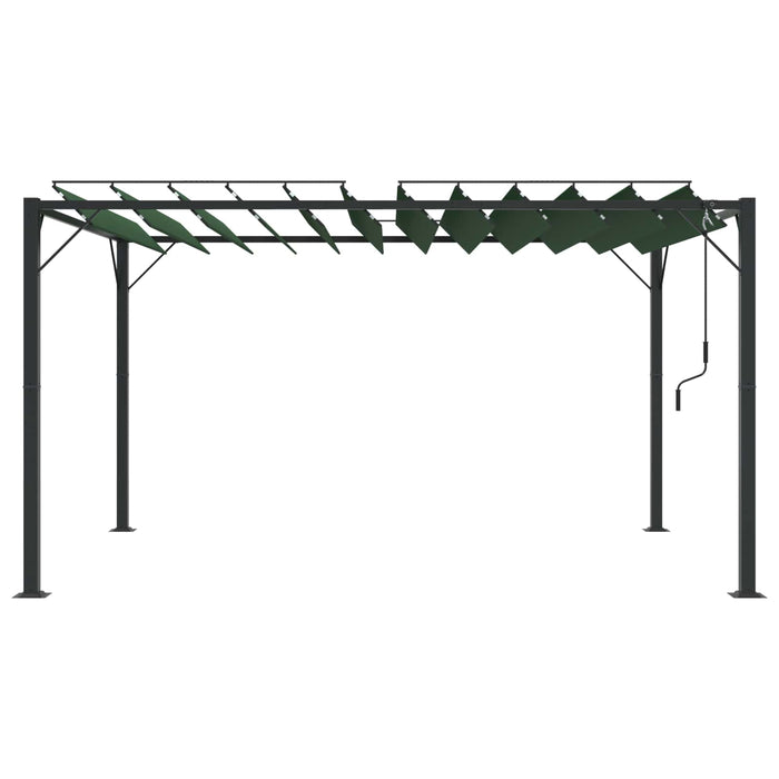 Gazebo cu acoperiș mobil Verde 3 x 4 x 2,14 m - WALTI WALTI