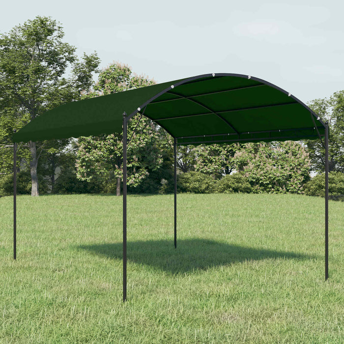 Foișor 4 x 3 x 2,6 m Verde Poliester și oțel - WALTI WALTI