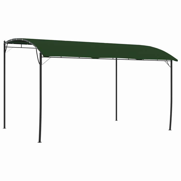 Foișor 4 x 3 x 2,55 m Verde Țesătură și Aluminiu 180 - WALTI WALTI