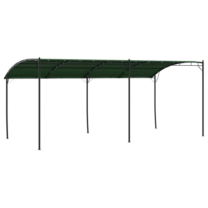 Foișor 6 x 3 x 2,55 m Verde Țesătură și Aluminiu 180 - WALTI WALTI