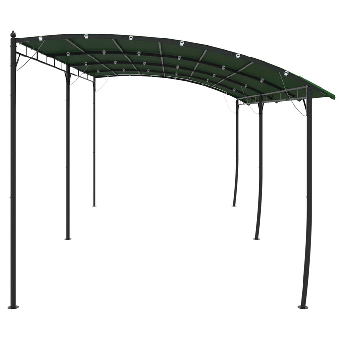 Foișor 6 x 3 x 2,55 m Verde Țesătură și Aluminiu 180 - WALTI WALTI