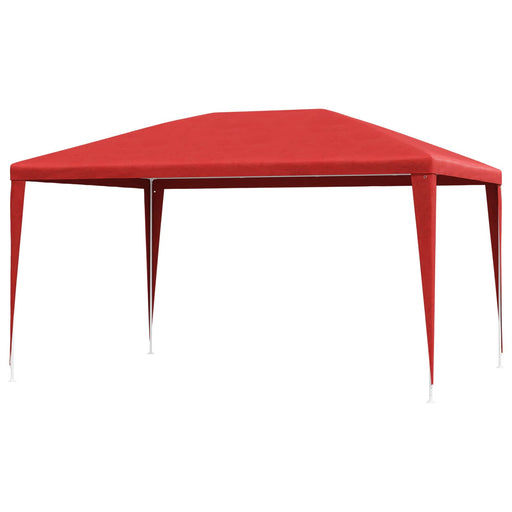 Cort pentru Petreceri Roșu 400 x 300 x 255 cm PE și oțel - WALTI WALTI