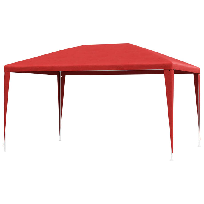 Cort pentru Petreceri Roșu 400 x 300 x 255 cm PE și oțel - WALTI WALTI