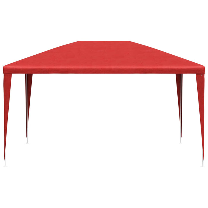 Cort pentru Petreceri Roșu 400 x 300 x 255 cm PE și oțel - WALTI WALTI