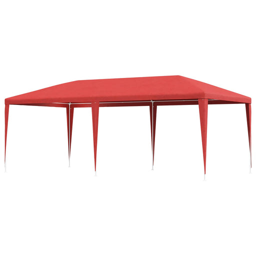 Cort pentru Petreceri Roșu 600 x 300 x 255 cm PE și oțel - WALTI WALTI