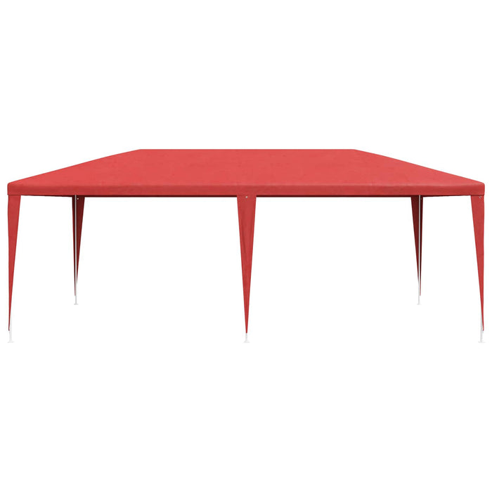 Cort pentru Petreceri Roșu 600 x 300 x 255 cm PE și oțel - WALTI WALTI