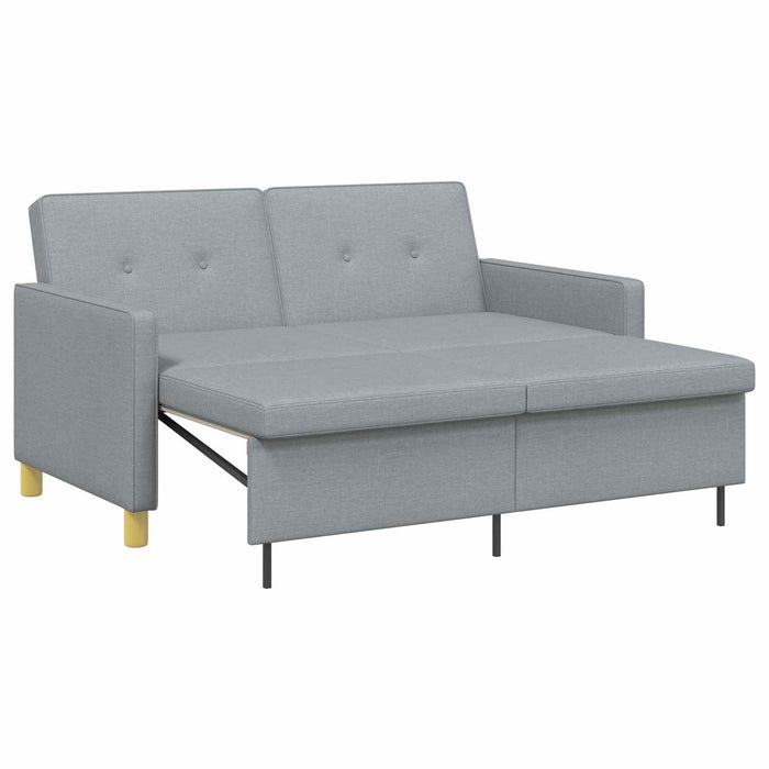 Canapea extensibilă Verde deschis Țesătură - WALTI WALTI