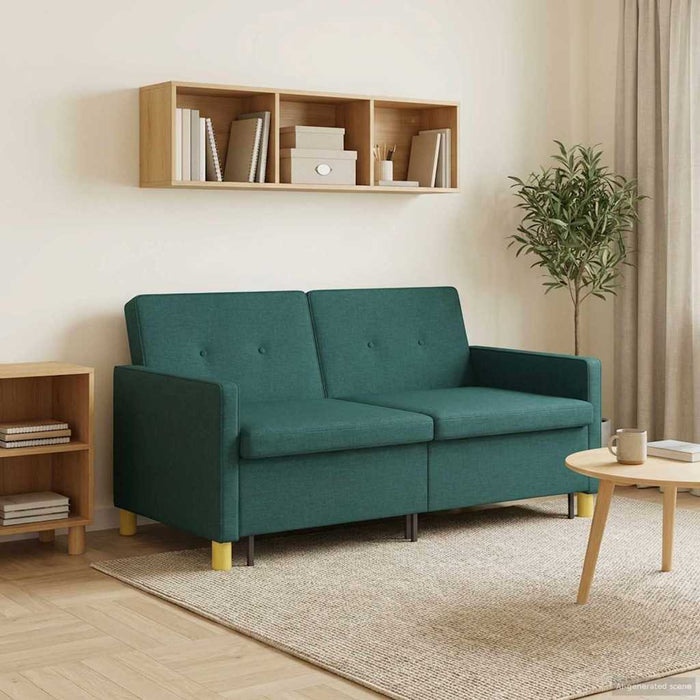 Canapea extensibilă Verde închis Țesătură - WALTI WALTI