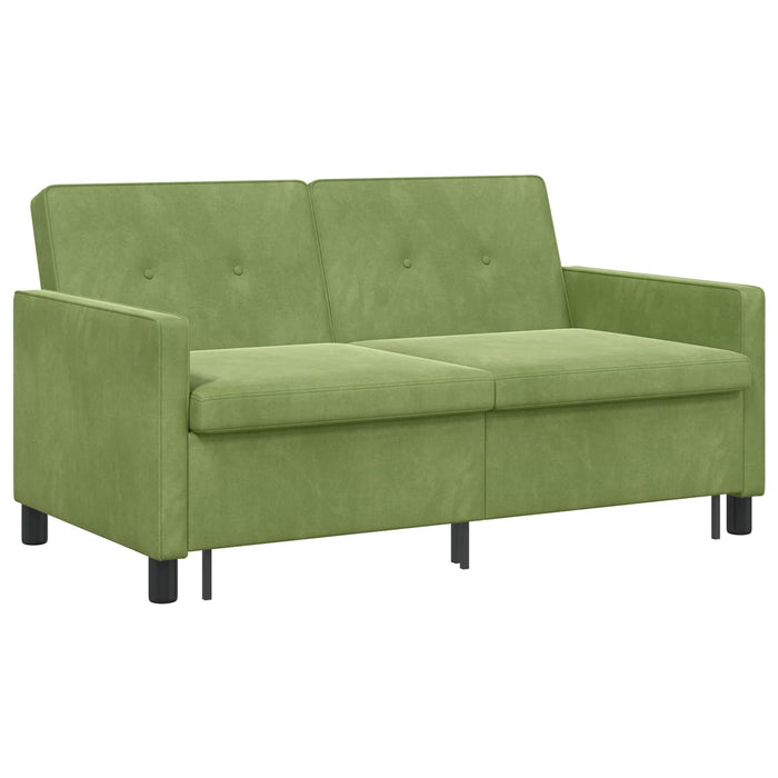 Pat canapea Verde deschis Țesătură - WALTI WALTI