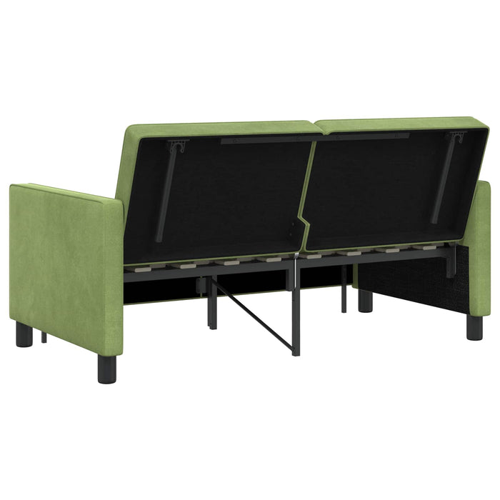 Pat canapea Verde deschis Țesătură - WALTI WALTI