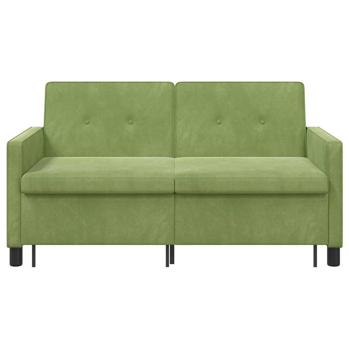 Pat canapea Verde deschis Țesătură - WALTI WALTI