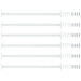 Bară de siguranță ajustabilă pentru fereastră 6 pcs Alb Oțel - WALTI WALTI