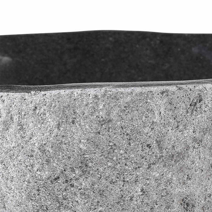 Chiuvetă Oval Gri (32-37) x (27-30) x 12 cm Pietriș de Râu WALTI