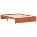 Cadru de pat cu tablie de depozitare Maroniu cerat 140 x 190 cm - WALTI WALTI