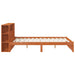 Cadru de pat cu tablie de depozitare Maroniu cerat 140 x 190 cm - WALTI WALTI