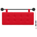 Tăblie de pat suspendată Cu lumină LED Roșu Piele artificială - WALTI WALTI