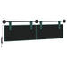 Tăblie de pat suspendată Cu lumină LED Verde închis Țesătură - WALTI WALTI