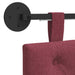Tăblie de pat suspendată Cu lumină LED Roșu Vin Țesătură - WALTI WALTI