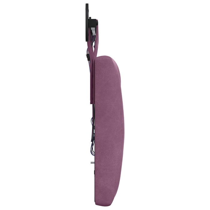 Tăblie de pat suspendată Cu lumină LED Violet Catifea - WALTI WALTI