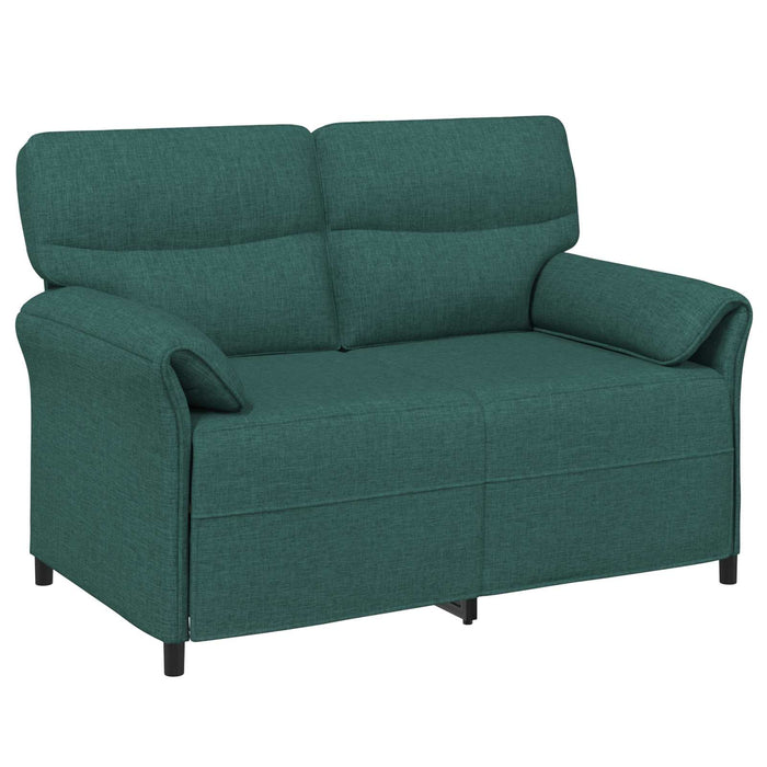 Set de canapea 2 buc. Verde închis Țesătură WALTI