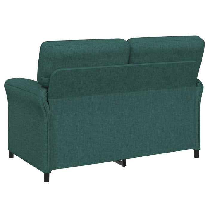 Set de canapea 2 buc. Verde închis Țesătură WALTI