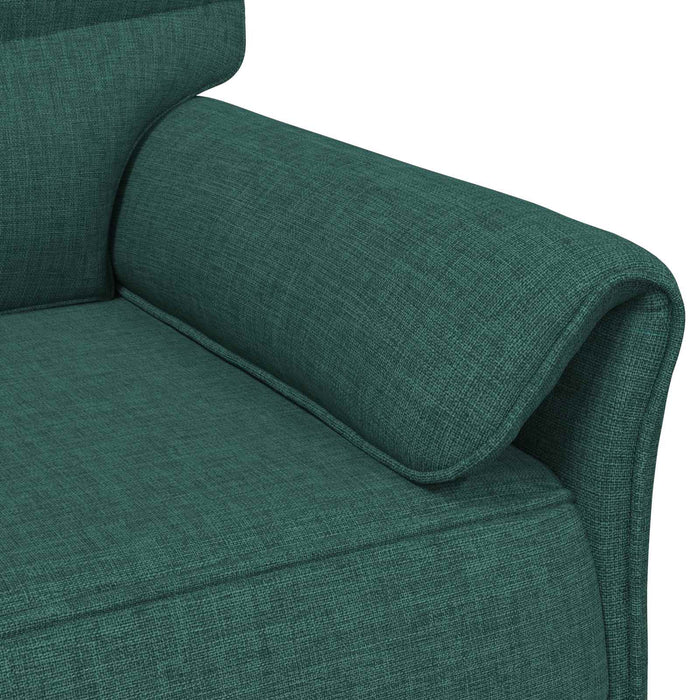 Set de canapea 2 buc. Verde închis Țesătură WALTI