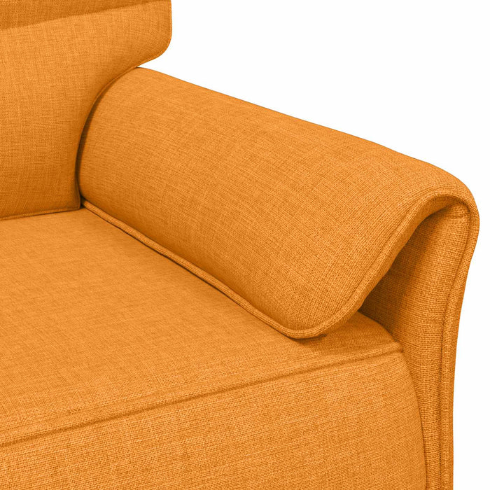 Set de canapea 2 buc. Galben Întunecat Țesătură WALTI
